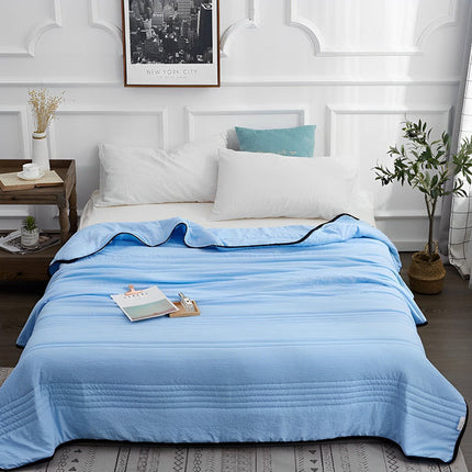 Aussie Ice Cooling Blanket | Heat-Absorbing Technology | Cool Comfort for Hot Sleepers | Moisture-Wicking | Breathable | Bamboo Linen Blend | Available in Double, Queen/Full, King Sizes | 4 Colors