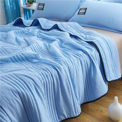 Aussie Ice Cooling Blanket | Heat-Absorbing Technology | Cool Comfort for Hot Sleepers | Moisture-Wicking | Breathable | Bamboo Linen Blend | Available in Double, Queen/Full, King Sizes | 4 Colors