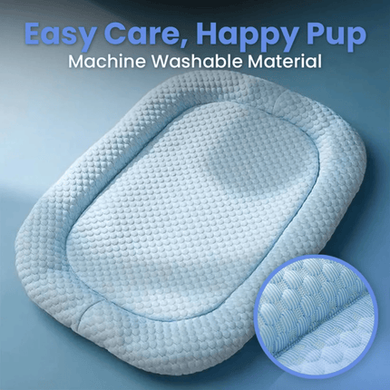 Ice-Silk Cooling Pet Bed | Advanced Ice Silk Fabric | Absorbs and Disperses Heat | Machine Washable | Lightweight Comfort for Pets | Provides a Cool Surface for Hot Days | Keeps Dogs Refreshed and Comfortable