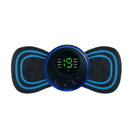 Portable Full Body Massager | EMS Relief Device | 8 Modes & USB Charging | Muscle Tension Relief | Adjust Intensity | LED Battery Indicator | Travel-Friendly | Noustia