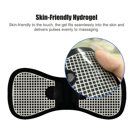 Portable Full Body Massager | EMS Relief Device | 8 Modes & USB Charging | Muscle Tension Relief | Adjust Intensity | LED Battery Indicator | Travel-Friendly | Noustia