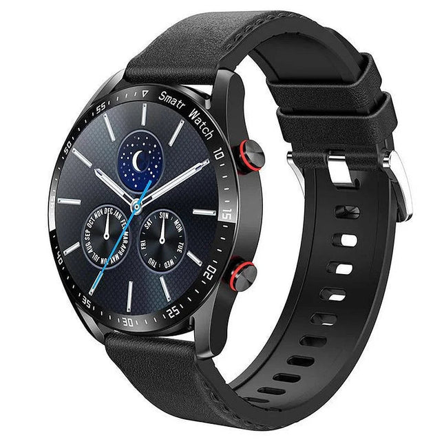 Noustia Fitness Smartwatch | 1.45 Inch Screen | Non-Invasive Health Monitoring | Heart Rate & Blood Sugar Tracking | Blood Pressure & Oxygen Levels | Bluetooth Calls & Music | IP67 Waterproof | Multiple Band Colors