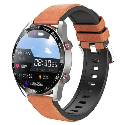 Noustia Fitness Smartwatch | 1.45 Inch Screen | Non-Invasive Health Monitoring | Heart Rate & Blood Sugar Tracking | Blood Pressure & Oxygen Levels | Bluetooth Calls & Music | IP67 Waterproof | Multiple Band Colors