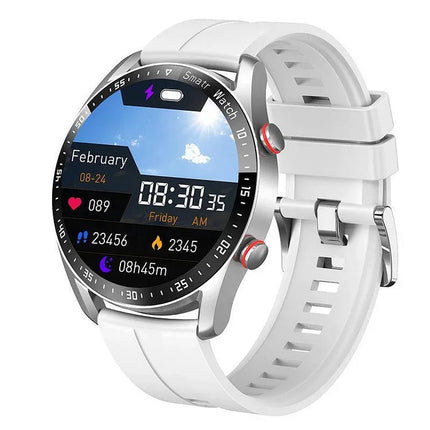 Noustia Fitness Smartwatch | 1.45 Inch Screen | Non-Invasive Health Monitoring | Heart Rate & Blood Sugar Tracking | Blood Pressure & Oxygen Levels | Bluetooth Calls & Music | IP67 Waterproof | Multiple Band Colors