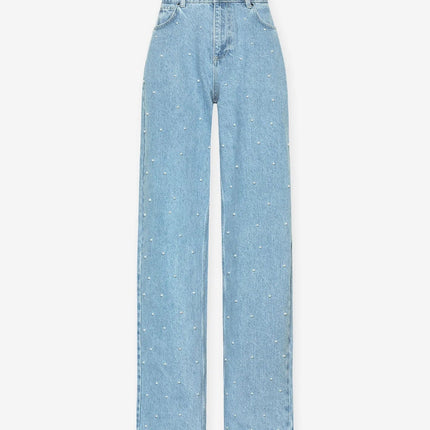 Women's Black Denim Jeans | Diamond Pattern | Regular Fit | Versatile Style
