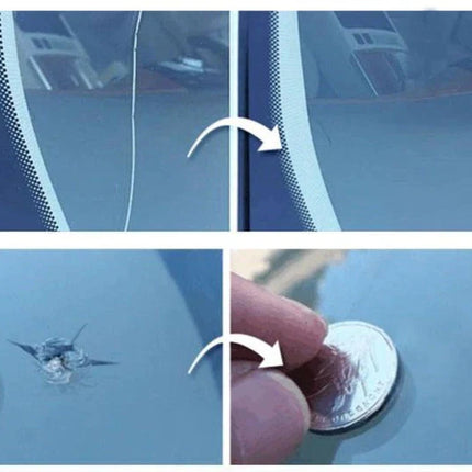 Professional Glass Chip & Crack Repair Solution | Advanced Resin Formula | DIY Kit for Windshield & Windows | Quick & Easy Application | Prevents Further Damage | Suitable for Laminated Glass