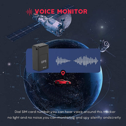 Mini Magnetic GPS Locator | No Subscription or Service Fee | Real-Time Tracking | Worldwide Use | Compact & Discreet with Long Battery Life | Easy Installation | Waterproof | Ideal for Cars, Kids, Pets