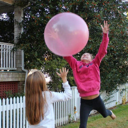 Unpoppable Bubble Ball | Flexible & Tear-Resistant | Kids & Adults Outdoor Fun | Non-Toxic Material | Self-Sealing & Easy Deflate | Perfect for Tossing, Kicking, and Water Sliding | Summer Play Essential