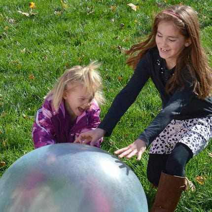 Unpoppable Bubble Ball | Flexible & Tear-Resistant | Kids & Adults Outdoor Fun | Non-Toxic Material | Self-Sealing & Easy Deflate | Perfect for Tossing, Kicking, and Water Sliding | Summer Play Essential