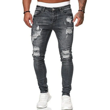 Men's Heavy-Duty Washed Denim | Durable | Versatile Fit | Comfortable Everyday Wear | Classic Worn-In Style | Relaxed Fit | Sizes S-3XL | Effortless Fashion | Timeless Design