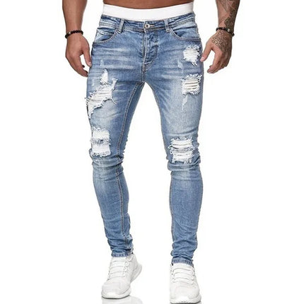Men's Heavy-Duty Washed Denim | Durable | Versatile Fit | Comfortable Everyday Wear | Classic Worn-In Style | Relaxed Fit | Sizes S-3XL | Effortless Fashion | Timeless Design