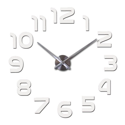 Acrylic 3D Wall Clock | Modern Quartz Design | 10 Colors | 3 Sizes | Artistic Home Decor | Bold Statement Timepiece