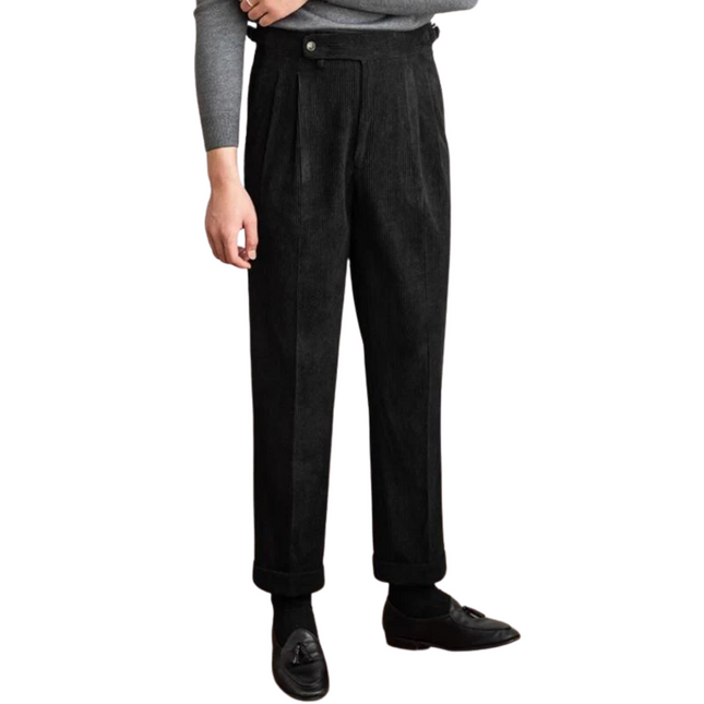 Van Hallen | Men's Corduroy Pants | Classic Fit | Straight-Leg Design | Vintage Style | Mid-Rise Waist | Earthy Tones | Sizes 29-36 | Functional Pockets | Casual & Workwear | Soft Durable Fabric