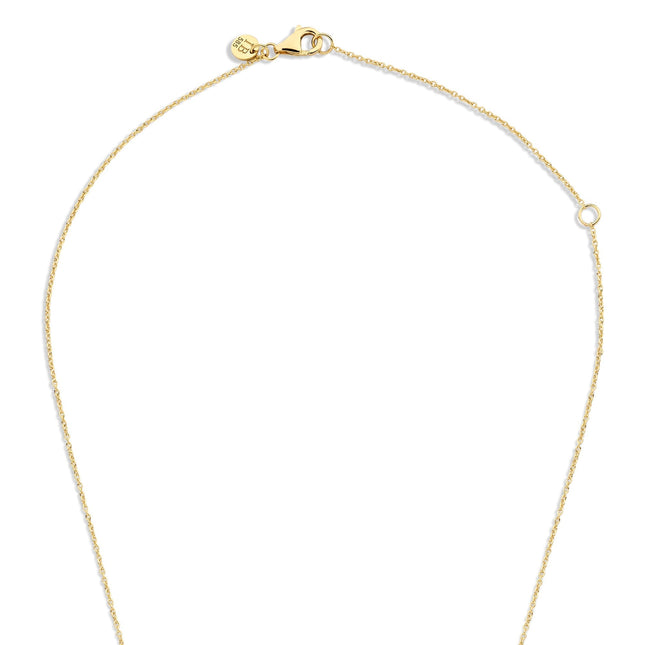 Belleville d'Amore | Elegant Gold Necklace with Heart Charms | Parisian-Inspired Jewelry | Timeless Sophistication