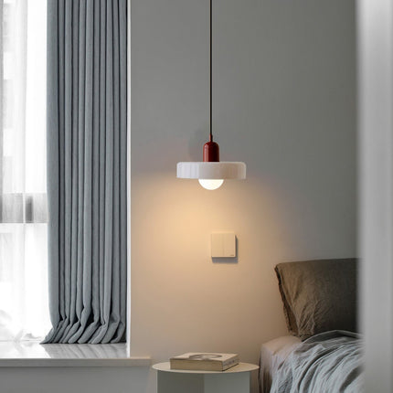 Bauhaus Pendant Light | Vivid Colored Glass | Modern Design | Functional Home Decor | Energy Efficient Lighting for Living Room, Dining Room, Bedroom