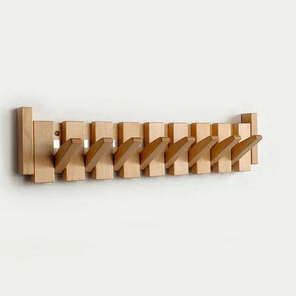 HarmonyCoat | Wooden Wall Mounted Coat Rack | Artistic Piano Design | Entryway Organiser | Stylish and Space-Saving | Multiple Hooks for Jackets and Hats | Durable High-Quality Wood | Decorative Home Accent
