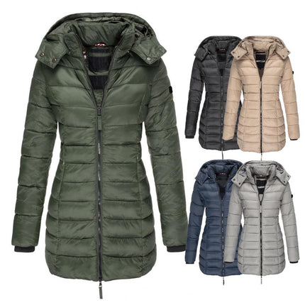 Women's Slim Fit Hooded Winter Jacket | Warm & Cozy | Belle Couture Essential