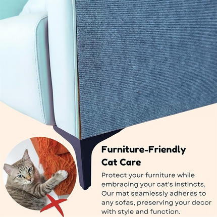ClawSafe Self-Adhesive Cat Scratching Mat | Non-Woven Fabric | Protects Furniture | Easy Installation | Sizes: 30x100 cm, 40x100 cm, 60x100 cm | Keeps Cats Happy and Healthy