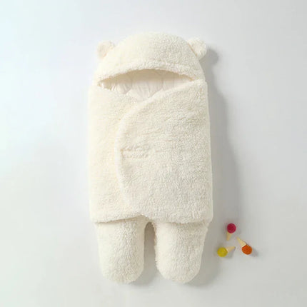 Ultra-Soft SnuggleBear | Cozy Adjustable Baby Blanket Wrap | Secure Comfort for Infant Warmth