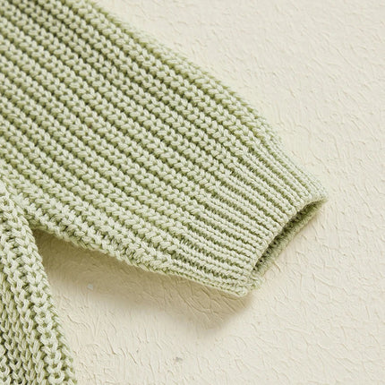 Unisex Cotton Knit Sweater for Baby & Toddler | Soft & Cozy | Perfect for Fall & Winter | Ages 0-5
