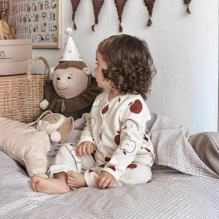 Mini Fashion™ | Breathable Cotton Sleepwear Set for Children | Soft Unisex Design | Hypoallergenic | Size 1 to 5 Years