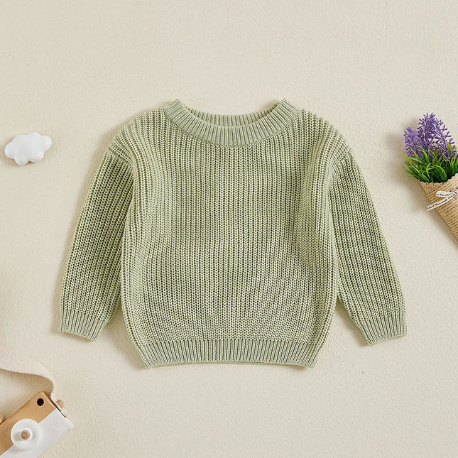 Unisex Cotton Knit Sweater for Baby & Toddler | Soft & Cozy | Perfect for Fall & Winter | Ages 0-5