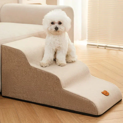 PawStep Luxe | Elegant Pet Stairs | Non-Slip Surface | Stylish & Safe Step Ladder | Ideal for Small Breeds & Seniors | Modern Design | Lightweight | 2 or 3 Step Options | Durable Materials