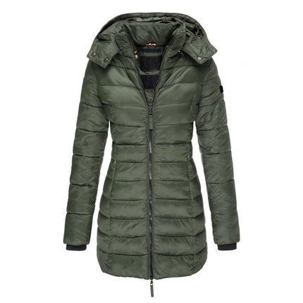 Women's Slim Fit Hooded Winter Jacket | Warm & Cozy | Belle Couture Essential