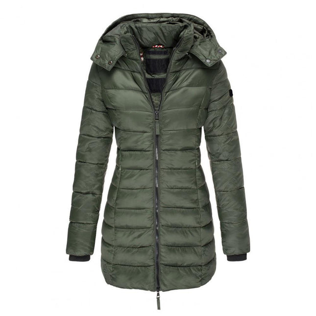 Women's Slim Fit Hooded Winter Jacket | Warm & Cozy | Belle Couture Essential