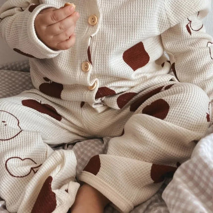 Mini Fashion™ | Breathable Cotton Sleepwear Set for Children | Soft Unisex Design | Hypoallergenic | Size 1 to 5 Years