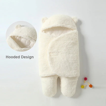 Ultra-Soft SnuggleBear | Cozy Adjustable Baby Blanket Wrap | Secure Comfort for Infant Warmth