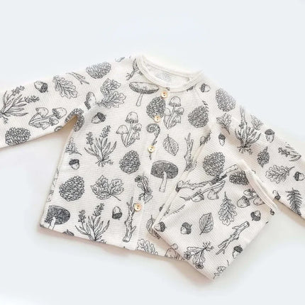 Mini Fashion™ | Breathable Cotton Sleepwear Set for Children | Soft Unisex Design | Hypoallergenic | Size 1 to 5 Years