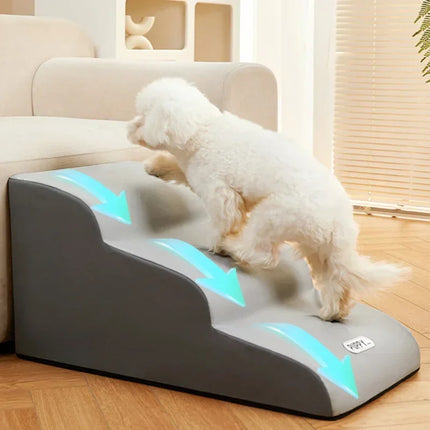 PawStep Luxe | Elegant Pet Stairs | Non-Slip Surface | Stylish & Safe Step Ladder | Ideal for Small Breeds & Seniors | Modern Design | Lightweight | 2 or 3 Step Options | Durable Materials