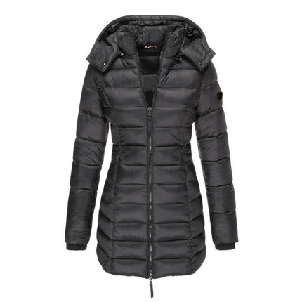 Women's Slim Fit Hooded Winter Jacket | Warm & Cozy | Belle Couture Essential