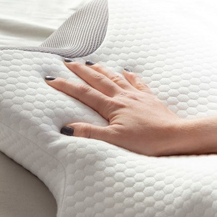 Dream Sleep Pillow | Memory Foam Contour Design | Neck and Spine Support | Hypoallergenic for All Sleepers | Cool and Comfortable for Better Sleep Quality