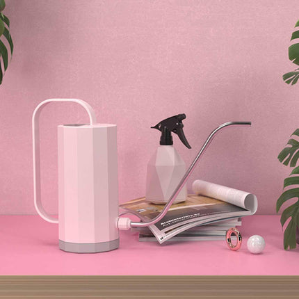 Geometric Gooseneck Watering Can | Large Capacity | Long Stainless Steel Spout | Stylish Modern Design | Durable Polypropylene Material | Ideal for House & Hanging Plants | Easy Refill | Pastel Colors