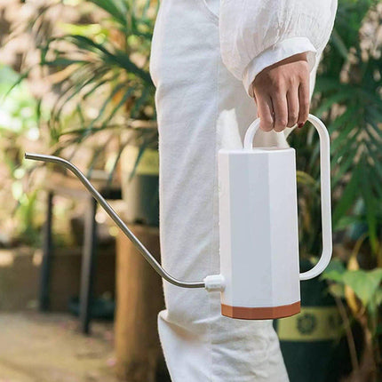 Geometric Gooseneck Watering Can | Large Capacity | Long Stainless Steel Spout | Stylish Modern Design | Durable Polypropylene Material | Ideal for House & Hanging Plants | Easy Refill | Pastel Colors