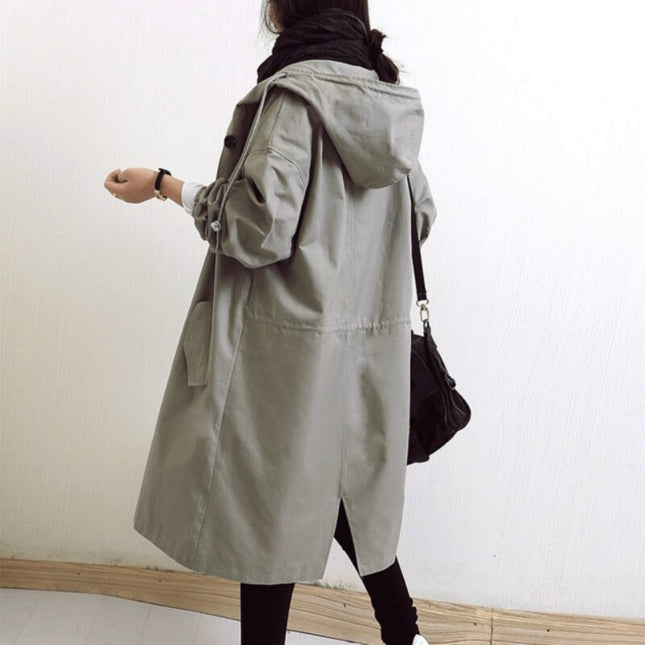 Van Hallen Melbourne | Women's Water-Repellent Trench | Rain & Wind Protection | Double-Breasted Coat | Elegant Beige | Sizes S-XL | Chic & Practical Design for Everyday and Travel