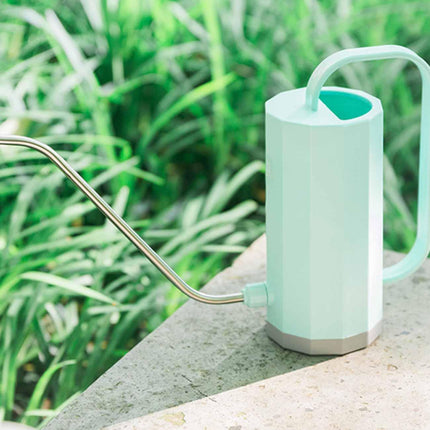 Geometric Gooseneck Watering Can | Large Capacity | Long Stainless Steel Spout | Stylish Modern Design | Durable Polypropylene Material | Ideal for House & Hanging Plants | Easy Refill | Pastel Colors