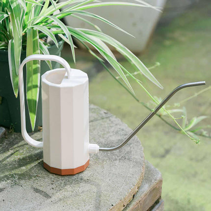 Geometric Gooseneck Watering Can | Large Capacity | Long Stainless Steel Spout | Stylish Modern Design | Durable Polypropylene Material | Ideal for House & Hanging Plants | Easy Refill | Pastel Colors