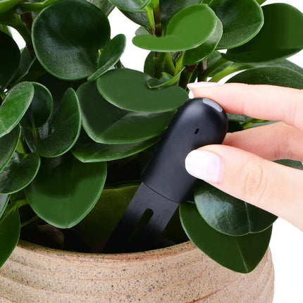 Smart Plant Water Meter | Health Sensor | Waterproof | Light & Temperature Detection | Bluetooth App Connection | Cloud Plant Database | Indicator Light | CR2032 Battery Included