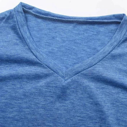 Armoire Melbourne | Men's Low V-Neck T-Shirt | Soft Breathable Fabric | Comfortable Fit | Stylish Colors | Versatile Everyday Wear | Perfect Casual or Layering Piece