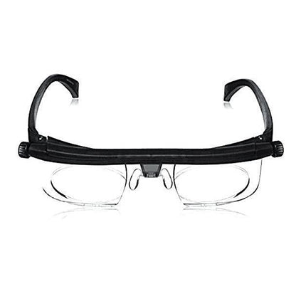Adjustable Dial Glasses | Near to Far Vision | -6.0 to +3.0 Diopter Range | Malleable Impact-Resistant Frame | One Size Fits All | No Prescription Needed | Perfect Backup Vision Solution