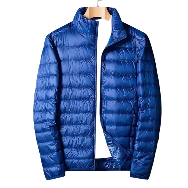 Men's Lightweight Water-Resistant Puffer Jacket | Autumn Outerwear | Windproof | Streamlined Design | Casual & Active Use | Secure Zipper Pockets | Adjustable Hood | Breathable Comfort | Fashionable Menswear