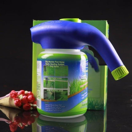 Liquid Grass Seed Sprayer | Lawn Repair | Wide Coverage | Easy-Spray Attachment | Growth-Boosting Liquid Included | Eco-Friendly | Universal Hose Connection | All Climate Suitable | Rapid Green Results