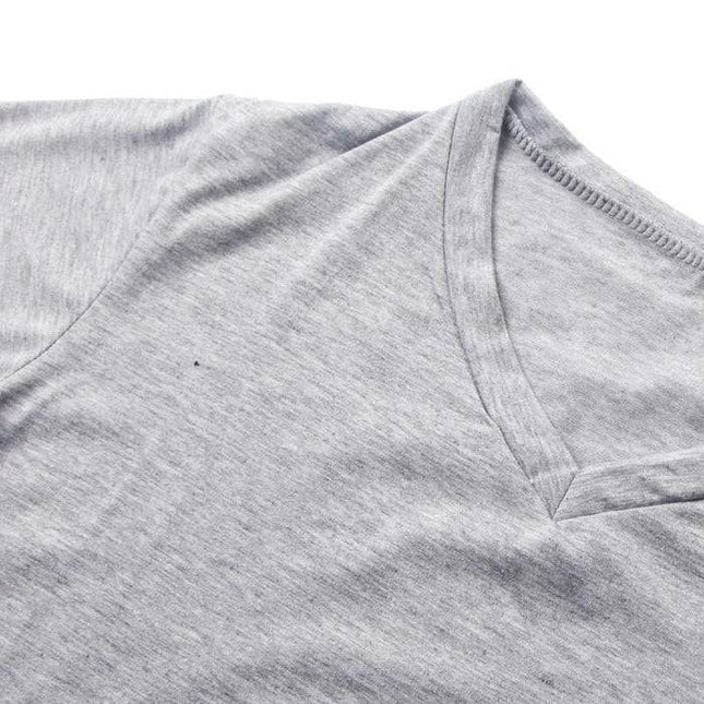 Armoire Melbourne | Men's Low V-Neck T-Shirt | Soft Breathable Fabric | Comfortable Fit | Stylish Colors | Versatile Everyday Wear | Perfect Casual or Layering Piece