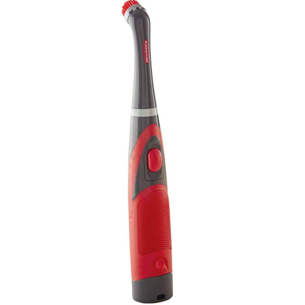Cordless Electric Scrubber | Fast Cleaning Tool | Oscillating Head | Water Resistant | Ergonomic Grip | Includes 4 AA Batteries | Ideal for Grout Lines & Tight Spaces | Rubbermaid Durability
