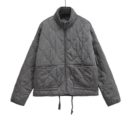 EMILY | Women's Loose Fit Cotton Jacket | Stand Collar | Long Sleeve | Modern Edge | Utility Pockets
