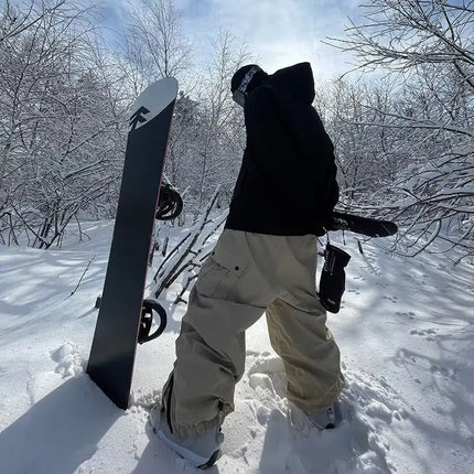 Unisex | Warm Baggy Ski Pants | Cold Weather Gear | Roomy Fit | Practical Pockets | Outdoor Activities | Men's & Women's Comfort | Winter Sports Wear