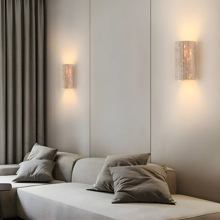 StoneGlow Indoor Wall Lighting | Natural Stone LED Lamp | Artistic Ambiance Enhancement | Energy-Efficient Warm White Light | Elegant Home Interior Décor